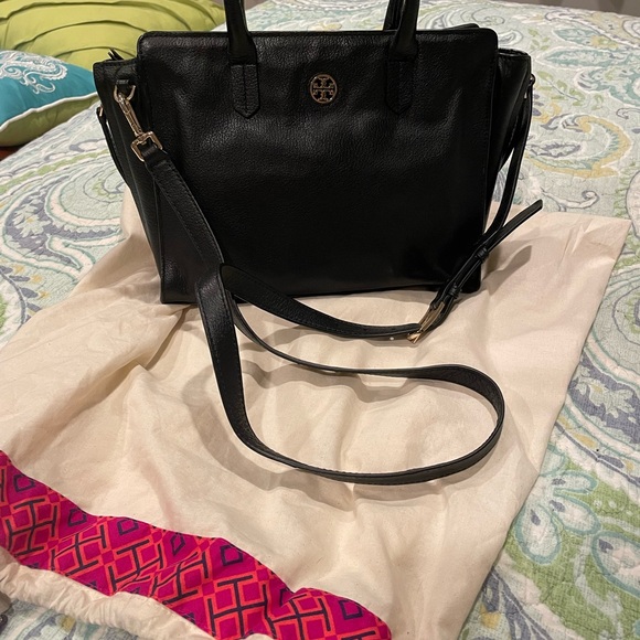 Tory Burch Authentic Black Satchel Small Brody Tote - Picture 3 of 8